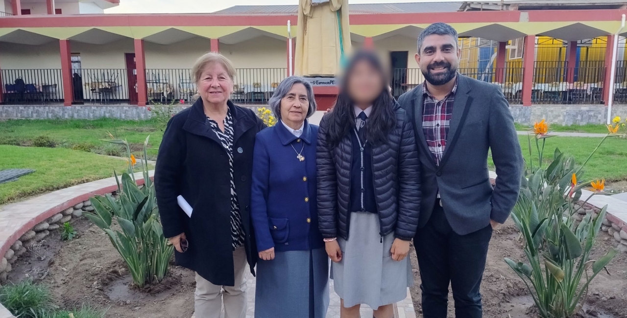 Damos la bienvenida a la estudiante de intercambio del Colegio Inglés Católico de Bolivia